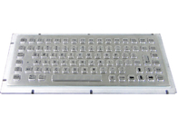 Rugged Industrial Stainless Steel Panel Mount Keyboard With 12 Function Keys