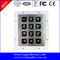 Custom Industrial Numeric Keypad , 12 Plastic Keys Metal Keypad With Backlight