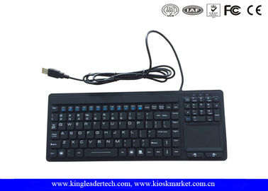 Silikon medyczny klawiatura z touchpadem i klawiatura numeryczna interfejsem USB