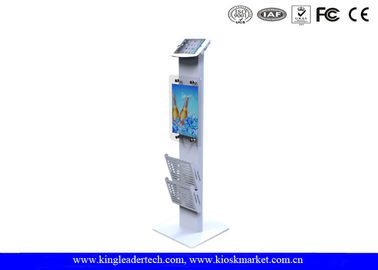 Mini Secure Ipad Kiosk Stand Lockable , Ipad Display Stand Leaflet Rack