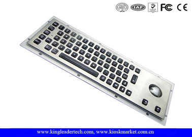 Customizable Illuminated Metal Keyboard High Resistant With Integrated Touchpad