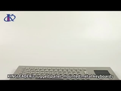 Panel przemysłowy, wodoodporny, wandalizatorny, klawiatura metalowa ze stali nierdzewnej z panelem dotykowym