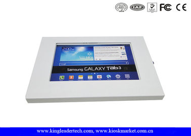 kupować Biały Metal Bezpieczny Ipad Kiosk kabiny dla Galaxy Tab 10.1 Inch online manufacture