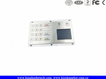 kupować Wodoodporna metalowa klawiatura numeryczna z 16 klawiszami oraz touchpad Optical Flush online manufacture