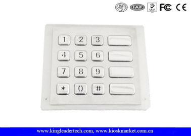 kupować Stal nierdzewna Rugged USB wandaloodporna klawiatura, klawiatura 4x4 Matrix Kiosk online manufacture
