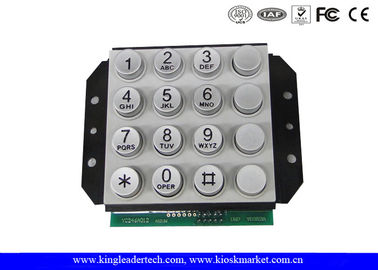 kupować 16 Keys PIN interfejs Zink Alloy numeryczna klawiatura przemysłowa Do drzwi kontroli dostępu lub Phone System online manufacture