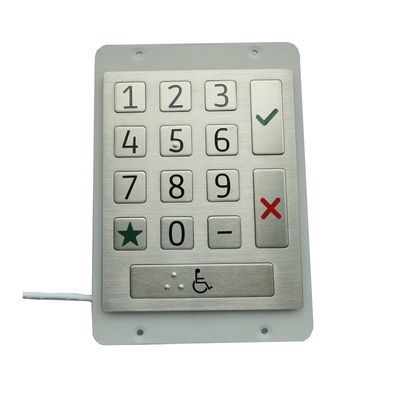 kupować Panelmount Niezbity, odporny na wandale, wodoodporny, 15 klawiszy, numeryczna klawiatura online manufacture