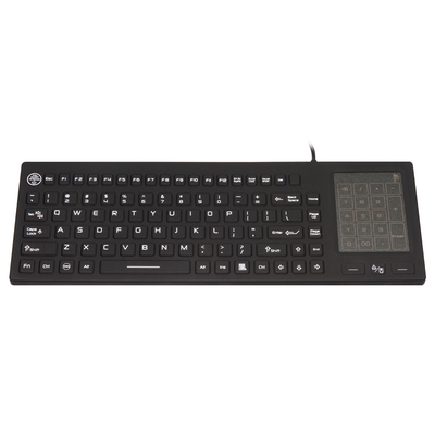 kupować IP68 Mywalna klawiatura medyczna szpitalna z tabliczką dotykową 2-w-1 i tabliczką numerów online manufacture