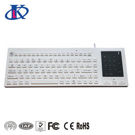 kupować Wodoodporna podświetlana klawiatura silikonowa 2 w 1 - Touchpad Pad numeryczny Interfejs USB PS / 2 online manufacture