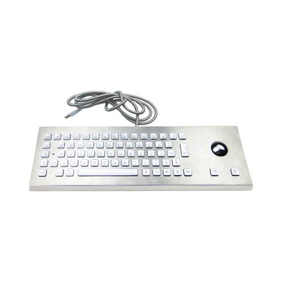 kupować Backlit Desktop Rugged Waterproof Vandal-Proof Keyboard With Integrated Optical Trackball online manufacture