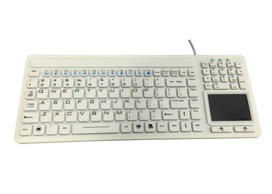 kupować Emisja EMC 107 klawiszy Wodoodporna klawiatura silikonowa 100mA z touchpadem myszy online manufacture