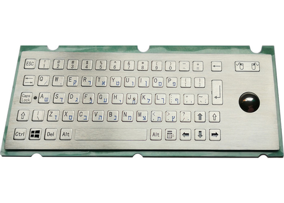 kupować Odporna na kurz klawiatura do montażu na panelu Płaskie klawisze Trackball do maszyn online manufacture
