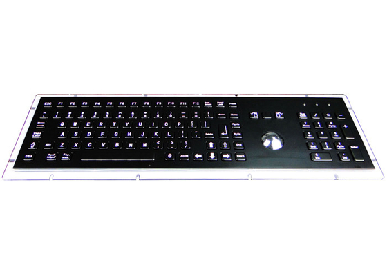 kupować Galwanizowana przemysłowa metalowa klawiatura odporna na ciecz z optyczną myszką Trackball online manufacture