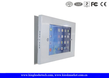 kupować Ścienny Wytrzymała metalowa obudowa z kiosku Ipad Slim Czarny Uchwyt do iPad 2/3/4 / AIR online manufacture