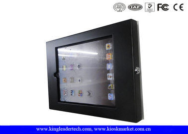 kupować Montaż ścienny czarny matowy Ipad Kiosk Obudowa wykonana z metalu z Rugged malowana proszkowo online manufacture