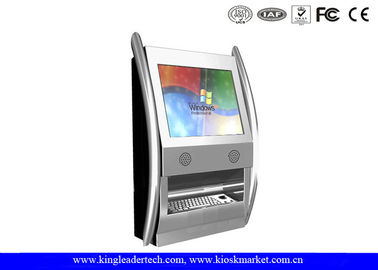 kupować Wyświetlacz LCD TFT Modny uchwyt ścienny Kiosk Wth Wytrzymała metalowa klawiatura online manufacture