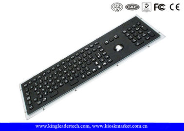 kupować Stal nierdzewna Czarna Góra panel klawiatura z klawiszami funkcyjnymi i optyczny trackball online manufacture