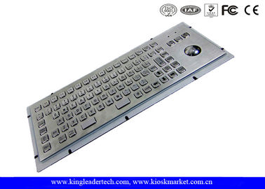 kupować IP65 ze stali nierdzewnej klawiatura przemysłowa Computer Kiosk Z Trackball online manufacture