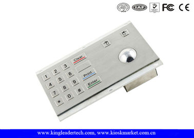 kupować Metal Kiosk klawiatura numeryczna 16 klawiszy zmywać Integrated Optical Trackball online manufacture