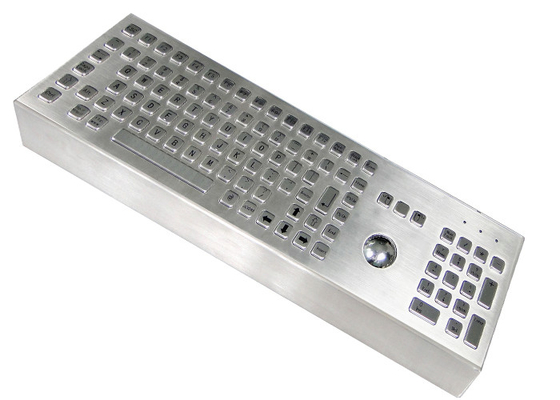 kupować Ip68 Desktop Industrial Metal Keyboard z pełnymi klawiszami Mouse Touchball online manufacture